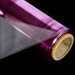 Recyclable Furniture Wrapping Film 245cm Width Red Transparent Plastic Roll No