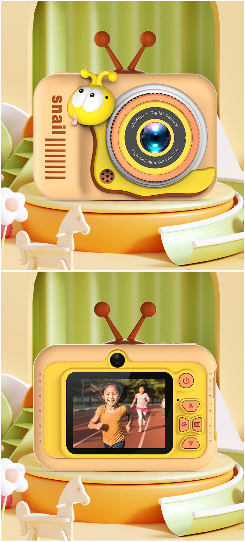 32MP Kids Digital Camera Perfect Birthday Gift for Children Aged 3-9 Unisex Toy Camera