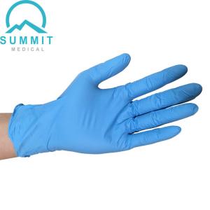 China ASTM D6319 Textured 4 Mil Nitrile Disposable Examination Gloves factory