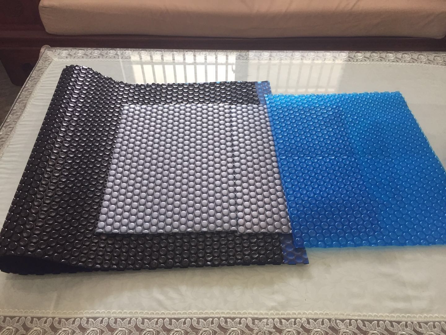 400 Micron Outdoor Anti-UV Heat Preservation PE Bubble Swimming Pool Solar Cover