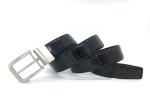 Men Reversible Buckle Belt Croc Pattern Leather , Curved Dress Strap