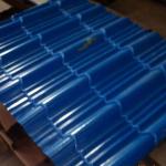 Z30 - Z40 Corrugated Color Coated Plate For Building Roofing Sheet 0.12 - 0.13mm
