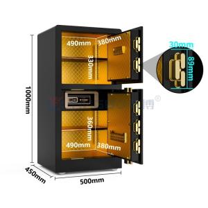 China Black Double Door Home Smart Security Safe Box H39.5in YB/RS-100D factory