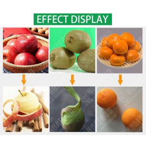 Electric Automatic Persimmon Orange Lemon Tangerine Peeling Peeler Machine