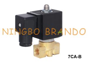 China 1/8'' 1/4'' 3 Way Water Air Brass Solenoid Valve 12V 24V 110V 220V factory