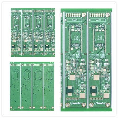 Immersion Gold IPC Class 3 PCB Double Sided Green Solder Mask 4mil 1.6mm