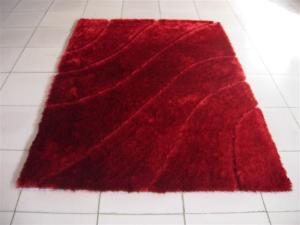 China Simple But Non-dull Design Polyester Silk 2400G/SQM 4 CM Long Pile Shaggy Carpet factory