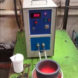 China Small Induction Melting Furnace Electric 25KW 1600 Degree factory