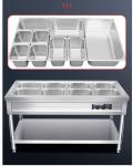 SS Thermal Insulation Commercial Buffet Equipment Hot Food buffet serving trays