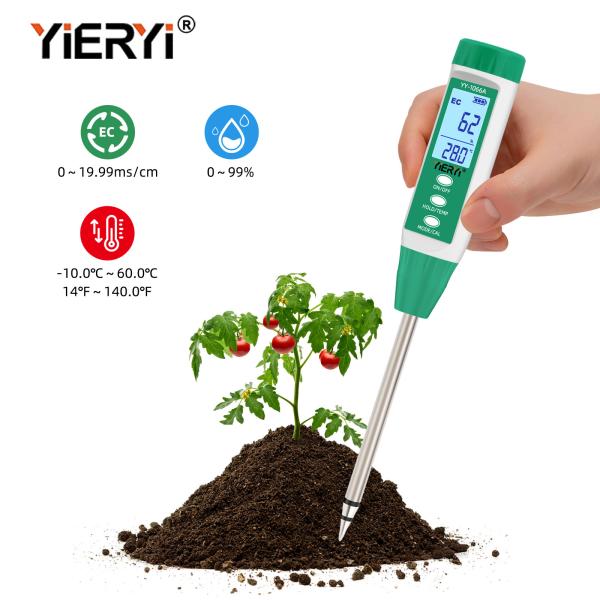 Yieryi YY-1066A Professional Soil Analysis Meter | Accurate Conductivity,