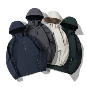 China Custom Utility Jacket Outdoor Windbreaker Jacket Camping Jacket for Men factory