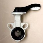 in stock 4 inch Wafer Lugged type ductile iron steel butterfly valve with