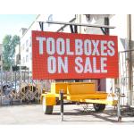 Trailer Mobile Led Advertising Display with 70° Viewing Angle and 60HZ/50HZ