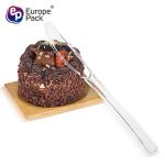 Eco friendly BPA free disposable PS plastic 7" dessert knife for dinner