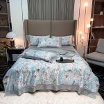 Bedroom Sheet Pillowcase Sets 100% Lyocell Digital Printed Bedding Sheet Set
