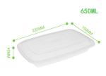 Food grade disposable container plastic fast food lunch boxes, take away food