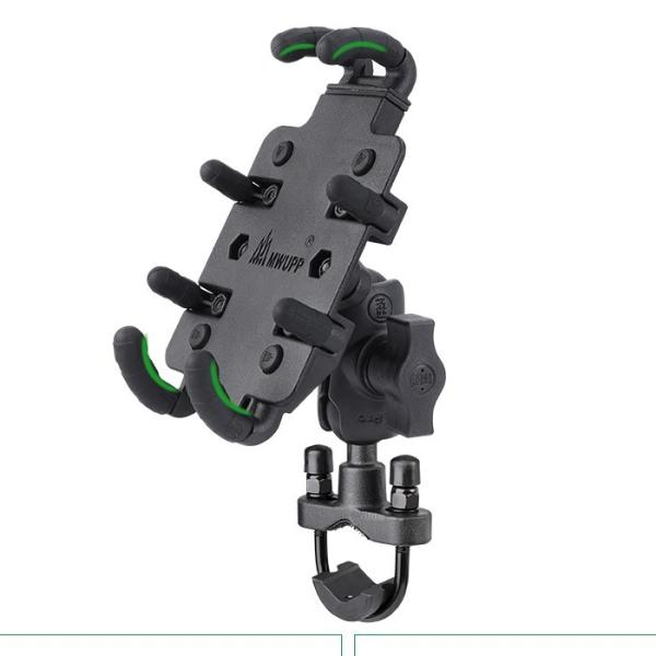 Aluminium Alloy Motorcycle Phone Holder Mount Waterproof Bike Sucker Phone