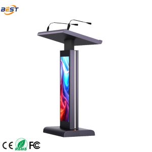 China Integrated Computer Podium with Computer and Monitor on sale