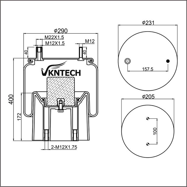 Contitech 4157NP05 GRANNING 15732 WEWELER USO7074F 4157NP09 Firestone W01-M58-7074 1T15MPW-7 Goodyear 1R11-106 Spring Ride D12B17 Phoenix 1DK21A-31