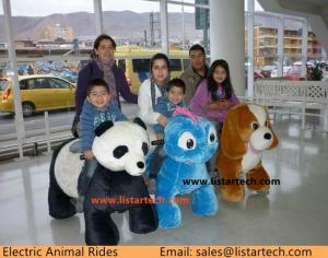 China Shopping Mall Coin Operated Electric Simulation Animal Dinosaur Rides Dinosaur for Kids factory