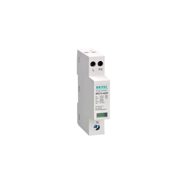 Single Phase Type 2 And Type 3 AC Surge Arrester With Fault Indication Narrow