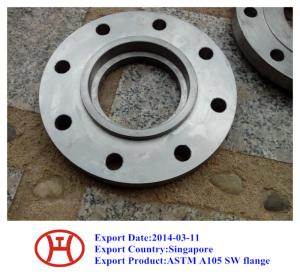 China ASTM A105 SW flange factory