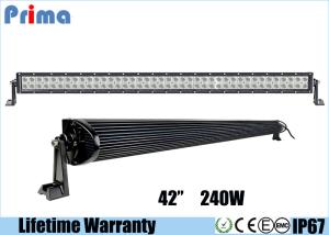 China Double Row Combo 42 Inch LED Car Light Bar High Bright 240W DC 9V - 32V factory
