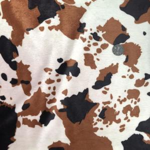 China 100% polyester printed animals extra soft velboa fabric used for toys/sofa/clothing/car/home textile/cushion factory