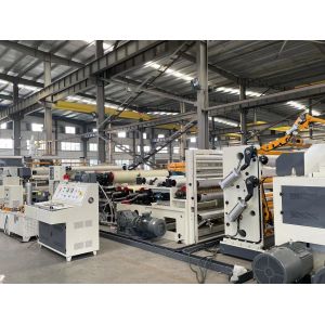 China Poly Coated Silicone Paper Extrusion Coating Laminating Machine factory