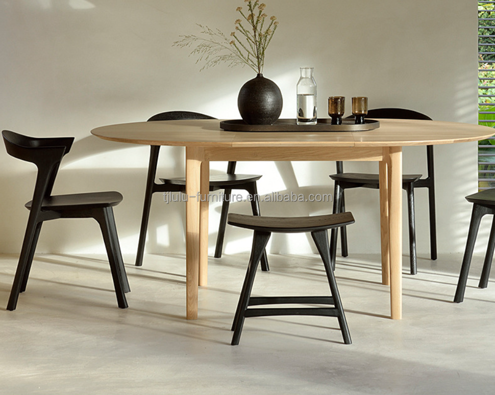 European Modern Style Solid Wood Dining Chair for Hotel Furniture in Ash Wood