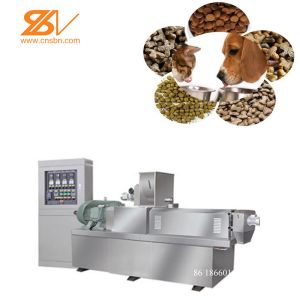 China 220-260KG/H Dog Food Extruder Machine Siemens Motor on sale