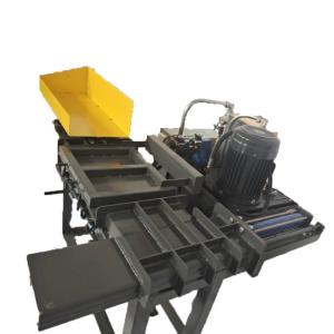 China Electric Button Control 7.5KW Semi Automatic Rag Baler factory