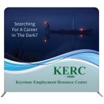 Stretch Fabric Trade Show Banner Stand Pull Up Stands For Exhibitions 80x200cm