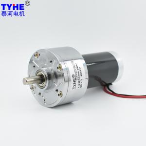 China Low Noise IE3 tubular motor 60mm size 12v 24v 15w 120 RPM electric dc gearbox motor factory