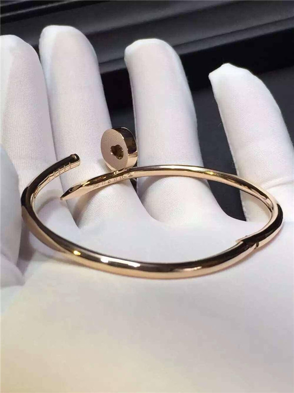 C luxury just nail bracelet 18k gold white gold yellow gold rose gold bracelet Jewelry factory in Shenzhen, China