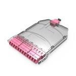 ABS Injected 3x Quad Lc Patch Panel Multimode OM4 Fiber