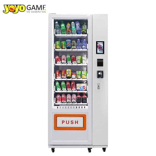 Custom Automatic Distributor Automatique Combo Beverage Cans Bottles Drinks And