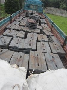 China BBD4060 Coal Mill Liners BTMCr26 More Than HRC58 Dimensional Check , Hardness Check factory