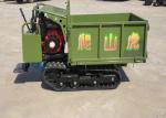 Diesel Engine 0.8 Ton 45 Degree Small Tracked Dumper