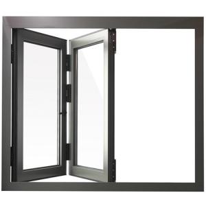 China Transform Your Space With SKATE Original Hardware Fashion Aluminum Bi Folding Windows factory
