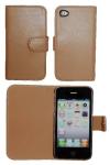 iPhone4S Deluxe snap-in Leather Case