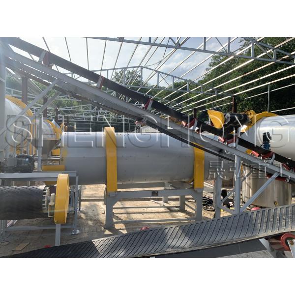 Organic Fertilizer Granule Machine with 1-20 Tons/Hour Processing Capacity Using Wet Granulation Method and Engineers Available for Overseas Service