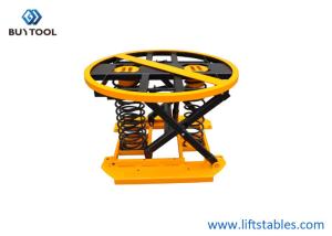 China Hydraulic Electric Rotating Pallet Lift Table 12000 Lb 2 Ton factory