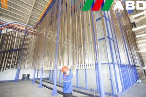 China ISO 9001 Electrostatic Automated Powder Coating Line Gas Diesel Heating factory