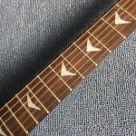 High-quality custom V style electric guitar rosewood fingerboard yellow circle