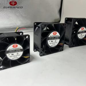 China Efficient DC Cooling Fan 80 X 80 X 25mm With AWG26 Lead Wire factory