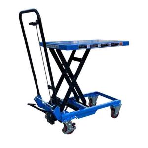 China Mini Portable 1000Kg Payload Capacity Platform 39.76in * 20.47in Hydraulic Scissor Lift Tables Max Height 37.40in factory