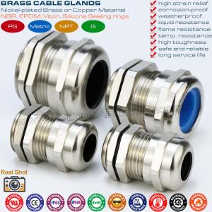 China IP68 Watertight Metallic Dome Head Cable Glands Waterproof Connectors with PG &amp; Metric Male Threads factory