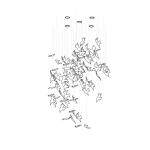 Indoor Decoration Chandelier Hotel Villa Staircase Glass LED Pendant Light