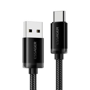 China ESSAGER ES-X60 Series 60W USB A to C Charging Cord Best USB C Cable factory